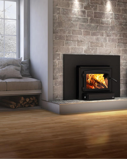 Osburn 2000 Wood Insert | 75,000 BTU | 500-2,100 sq ft | Heat-Activated Blower Included