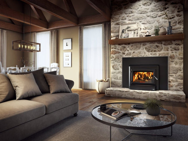 Osburn 3500 Wood Insert | 110,000 BTU | 1,000-2,700 sq ft | Heat-Activated Blower Included