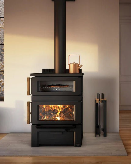 Osburn Gusto Wood Cookstove | 75,000 BTU | 1.26 cu ft Oven | Dual-Purpose Heating & Cooking