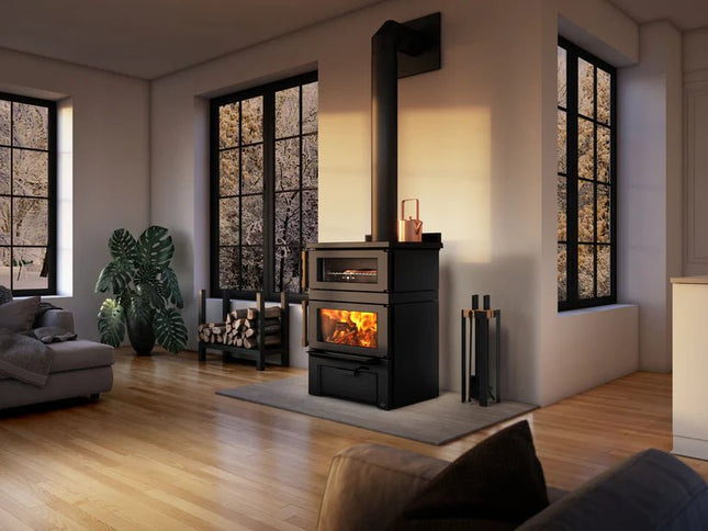 Osburn Gusto Wood Cookstove | 75,000 BTU | 1.26 cu ft Oven | Dual-Purpose Heating & Cooking