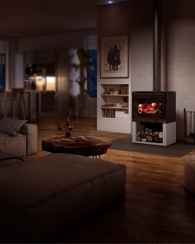Osburn Inspire 2000 Wood Stove | 75,000 BTU | 500-2,100 sq ft | Soapstone/Steel Base Options