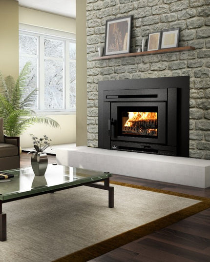 Osburn Matrix 2000 Wood Insert | 75,000 BTU | 500-2,100 sq ft | Includes Panels & Blower
