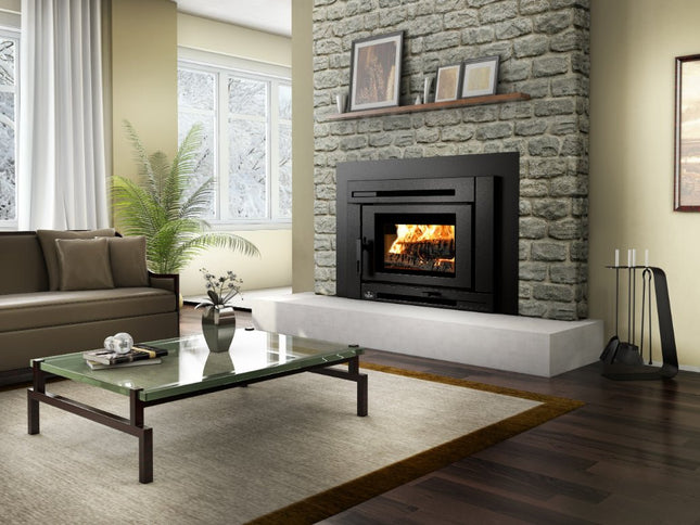 Osburn Matrix 2000 Wood Insert | 75,000 BTU | 500-2,100 sq ft | Includes Panels & Blower