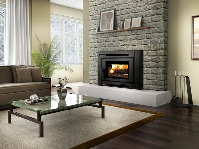 Osburn Matrix 2000 Wood Insert | 75,000 BTU | 500-2,100 sq ft | Includes Panels & Blower