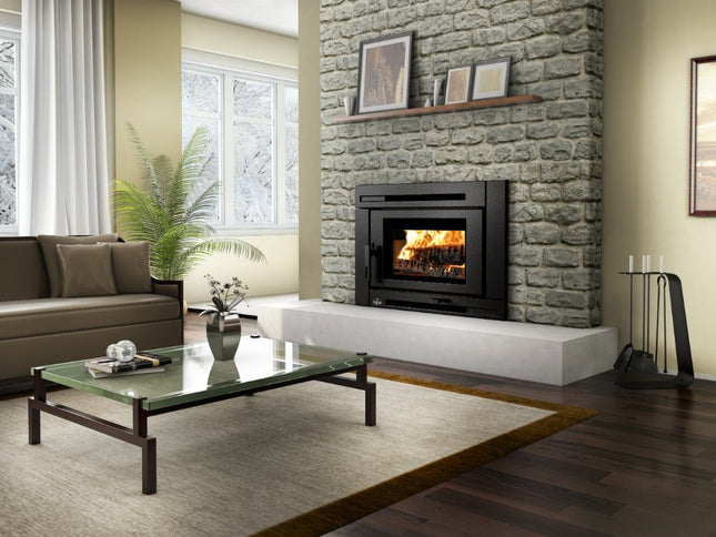 Osburn Matrix 2000 Wood Insert | 75,000 BTU | 500-2,100 sq ft | Includes Panels & Blower