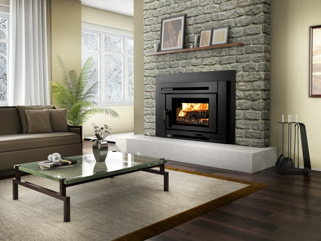Osburn Matrix 2000 Wood Insert | 75,000 BTU | 500-2,100 sq ft | Includes Panels & Blower