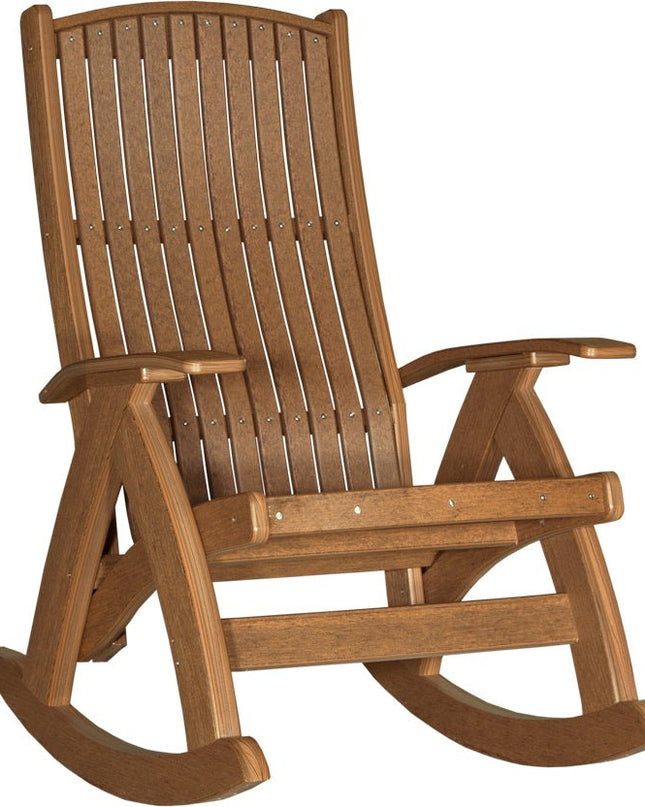LuxCraft Comfort Rocker Antique Mahogany