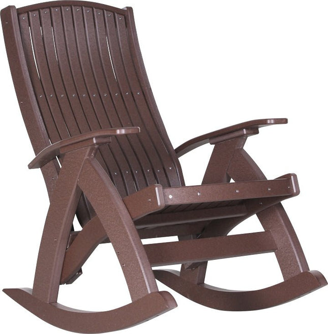 LuxCraft Comfort Rocker Chestnut Brown
