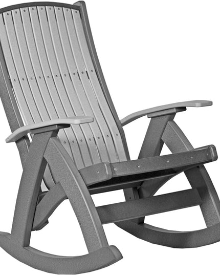 LuxCraft Comfort Rocker Dove Gray & Slate