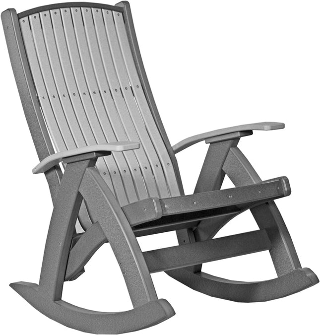 LuxCraft Comfort Rocker Dove Gray & Slate