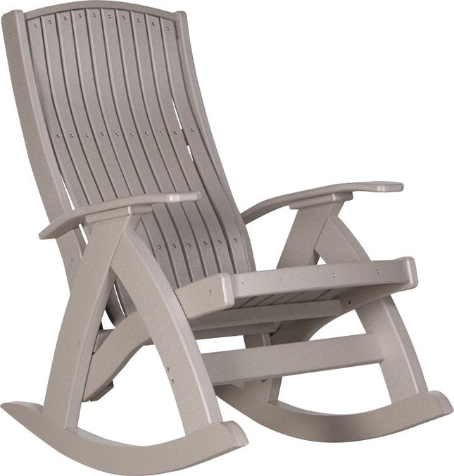 LuxCraft Comfort Rocker Weatherwood