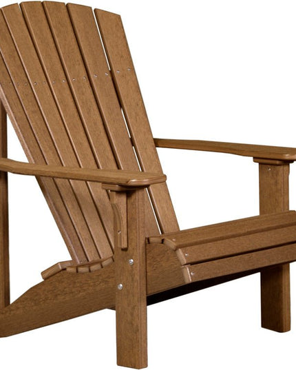 LuxCraft Poly Deluxe Adirondack Chair Antique Mahogany