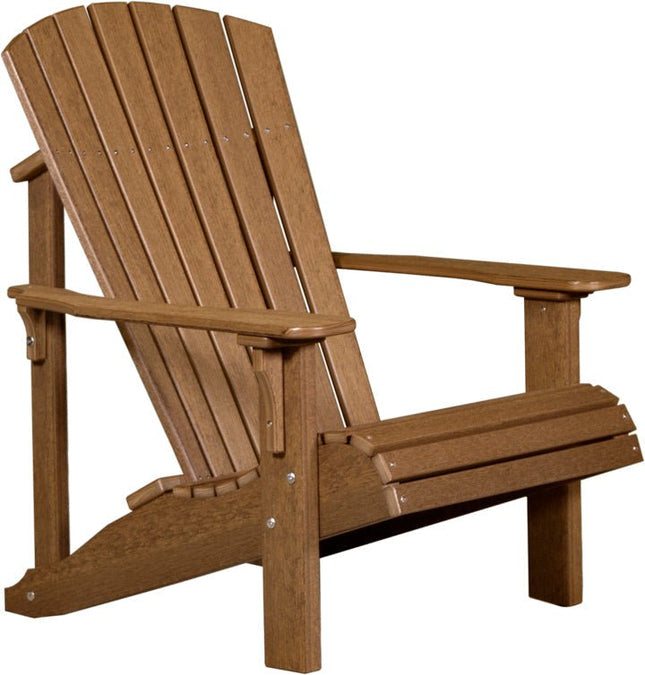 LuxCraft Poly Deluxe Adirondack Chair Antique Mahogany