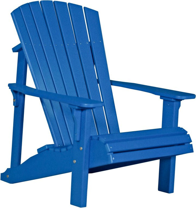 LuxCraft Poly Deluxe Adirondack Chair Blue