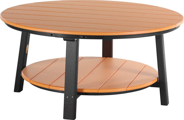 LuxCraft Poly Deluxe Conversation Table (Tangerine & Black)