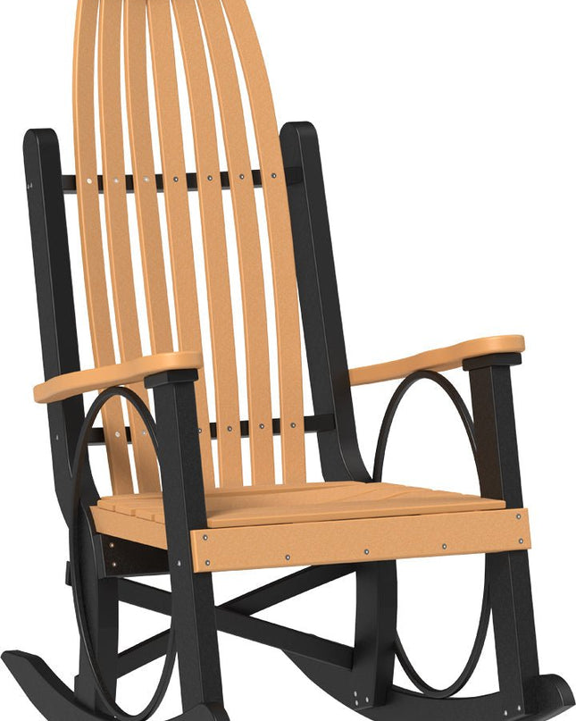 LuxCraft Grandpa's Rocker Cedar & Black