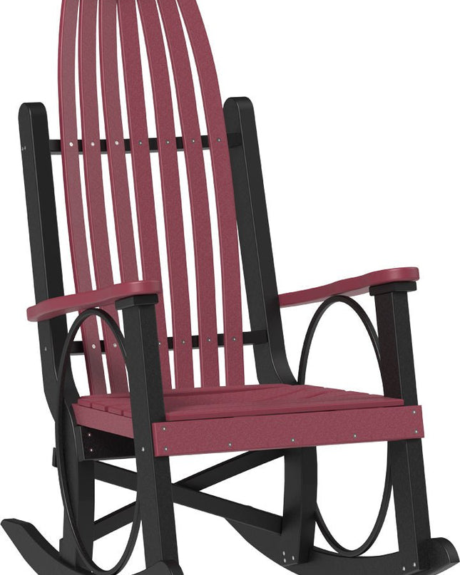 LuxCraft Grandpa's Rocker Cherrywood & Black