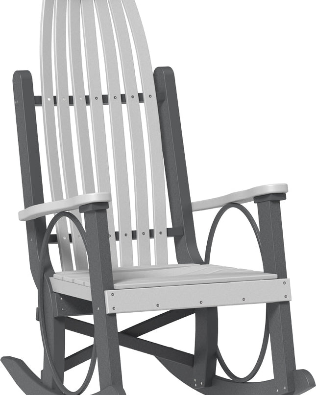 LuxCraft Grandpa's Rocker Dove Gray & Slate