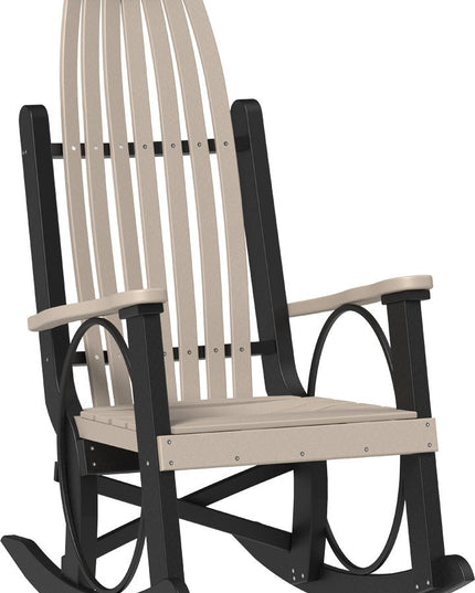 LuxCraft Grandpa's Rocker Weatherwood & Black