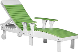 Lime Green and White