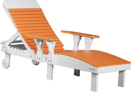 Tangerine and White