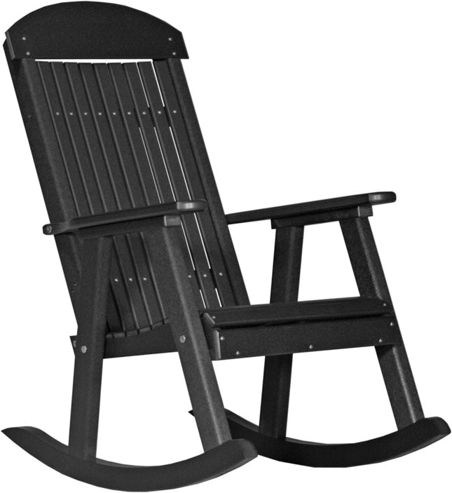 LuxCraft Porch Rocker Black