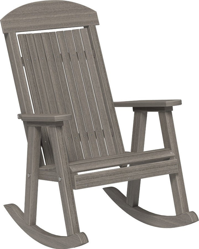 LuxCraft Porch Rocker Coastal Gray