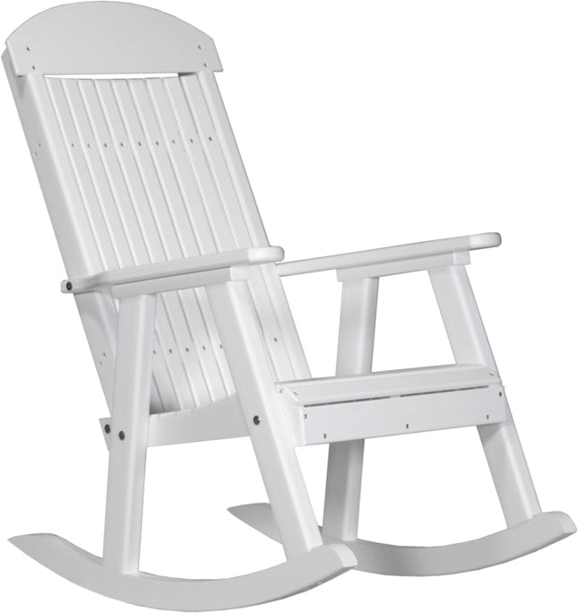LuxCraft Porch Rocker White