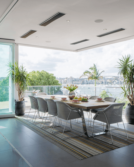 Platinum Electric Recessed residential on bay patio