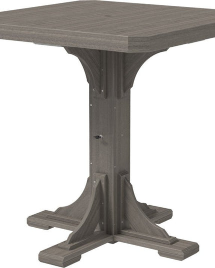 Poly 41" Square Table (Coastal Gray)  Bar Height