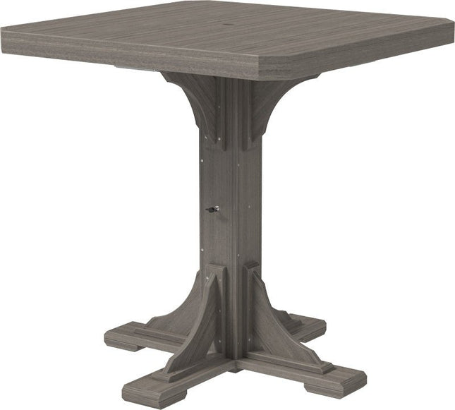 Poly 41" Square Table (Coastal Gray)  Bar Height