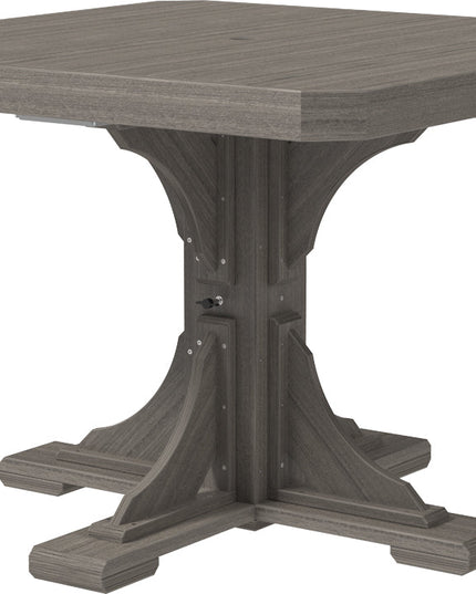Poly 41" Square Table (Coastal Gray) Dining Height