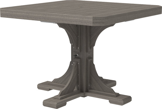 Poly 41" Square Table (Coastal Gray) Dining Height