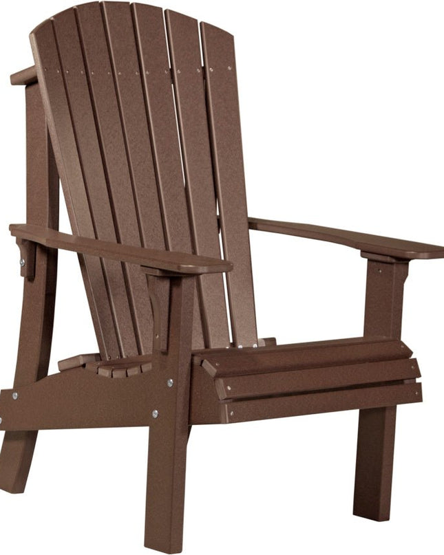 LuxCraft Royal Adirondack Chair Chestnut Brown
