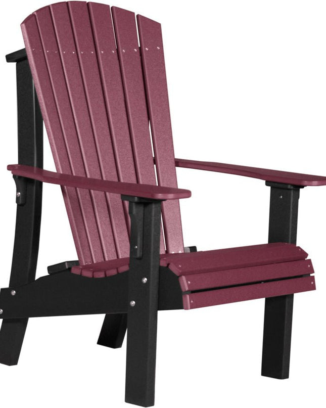 LuxCraft Royal Adirondack Chair Cherrywood & Black