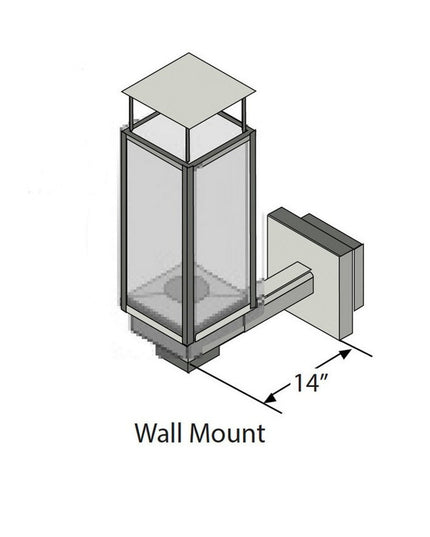 14" Wall Mount 20K Tempest Lantern