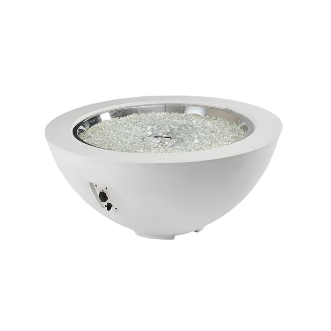 30" Round Fire Bowl White - Cove