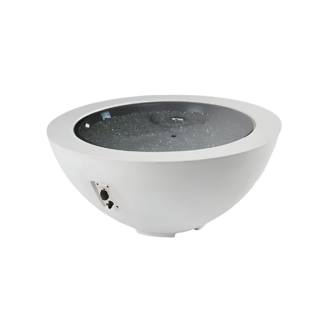 30" Round Fire Bowl White - Cove