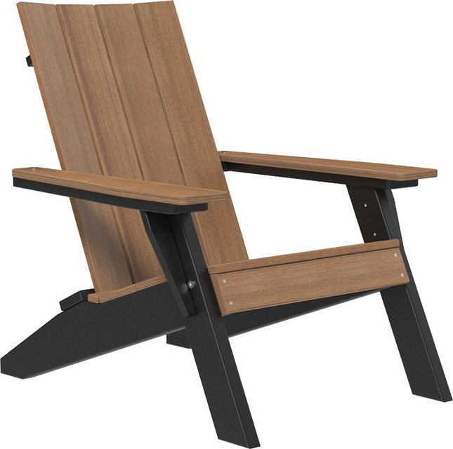 LuxCraft Urban Adirondack Chair Antique Mahogany & Black