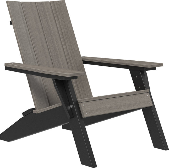 LuxCraft Adirondack Coastal Gray & Black