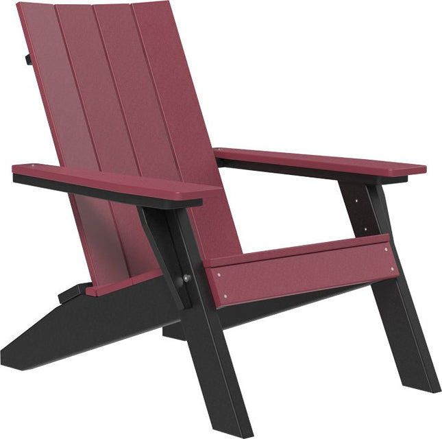 LuxCraft Urban Adirondack Chair Cherrywood & Black