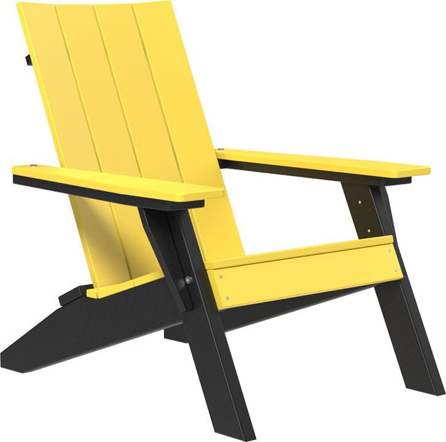 LuxCraft Urban Adirondack Chair Yellow & Black