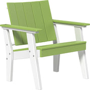 Lime Green and White