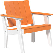 Tangerine and White