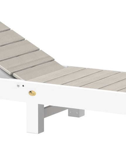 LuxCraft Urban Chaise Lounge Birch & White