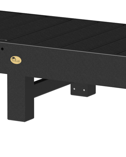 LuxCraft poly urban chaise lounge laying flat