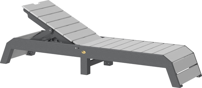 LuxCraft Urban Chaise Lounge Dove Gray & Slate