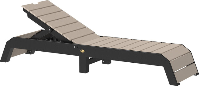 LuxCraft Urban Chaise Lounge Dove Gray & Black