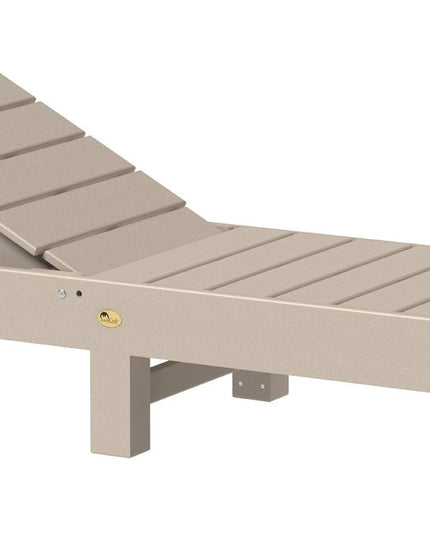 LuxCraft Urban Chaise Lounge Weatherwood