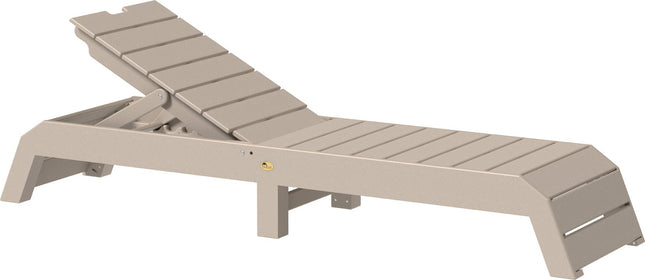 LuxCraft Urban Chaise Lounge Weatherwood